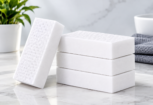 Chicoomoda Magic Eraser Sponge Original | Pack of 4 | No Scratch Multi-Surface Cleaning Sponge |
